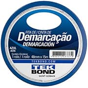 Fita adesiva para demarcação de solo, 48mm x 15m, Azul, TekBond - RL 1 UN