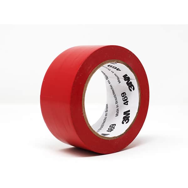Fita adesiva demarcação solo, 50mm x 30m, Vermelha, HB00453183, 3M - RL 1 UN