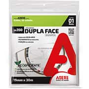 Fita Adesiva Dupla Face Papel DK350, 19 mm x 30 m, Adere - PT 1 UN Fita Adesiva Dupla Face Papel DK350, 19 mm x 30 m, Adere - PT 1 UN