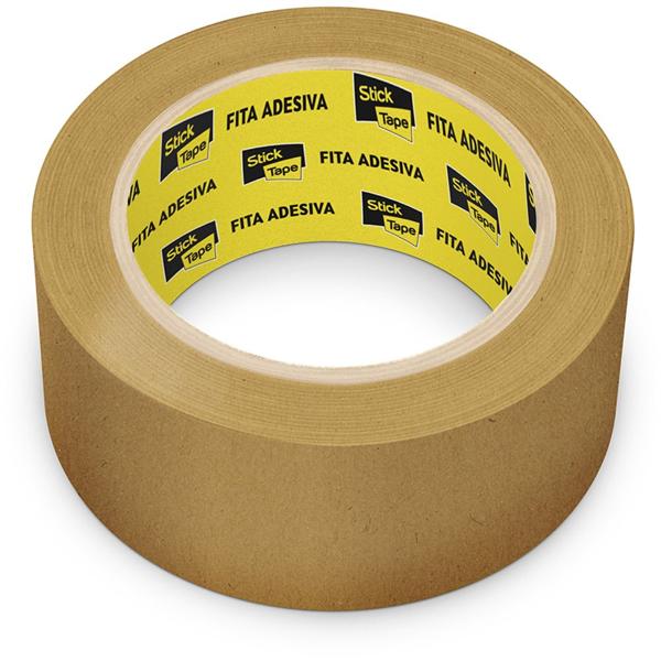 Fita Adesiva Kraft de Empacotamento, 48mm x 50m, Stick Tape PT 1 UN