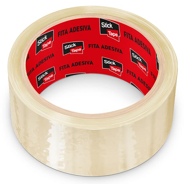 Fita Adesiva PP Transparente Hot melt, 45mm x 45m, Stick Tape - PT 1 UN