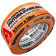 Fita crepe 45mm x 50m, Laranja, A128RLS, Adere - PT 1 UN