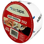 Fita crepe para uso geral, 48mm x 50m, Tectape - RL 1 UN