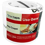 Fita crepe para uso geral, 48mm x 50m, Tectape - PT 2 UN