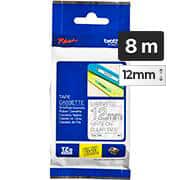 Fita para rotulador Brother TZE, 12mm x 8m, Transparente, Escrita branca, TZe135, Brother - BT 1 UN Fita para rotulador Brother TZE, 12mm x 8m, Transparente, Escrita branca, TZe135, Brother - BT 1 UN