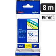 Fita para rotulador Brother TZE, 18mm x 8m, Branco, Escrita Azul, TZe243, Brother - BT 1 UN Fita para rotulador Brother TZE, 18mm x 8m, Branco, Escrita Azul, TZe243, Brother - BT 1 UN