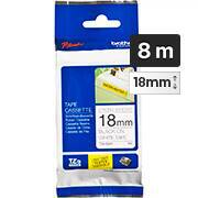 Fita para rotulador Brother Tze, 18mm x 8m, Branco, Escrita preta, Super cola, TZeS241, Brother - BT 1 UN Fita para rotulador Brother Tze, 18mm x 8m, Branco, Escrita preta, Super cola, TZeS241, Brother - BT 1 UN