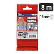 Fita para rotulador Brother Tze, 18mm x 8m, Prata fosco, Escrita preta, Super cola, TZeS941, Brother - BT 1 UN Fita para rotulador Brother Tze, 18mm x 8m, Prata fosco, Escrita preta, Super cola, TZeS941, Brother - BT 1 UN