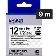 Fita para rotulador Epson LK-4TBN transparente escrita preta Epson BT 1 UN Fita para rotulador Epson LK-4TBN transparente escrita preta Epson BT 1 UN