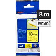 Fita para rotulador Brother TZe, 18mm x 8m, Amarela escrita preta, Super cola, TZeS641, Brother - BT 1 UN Fita para rotulador Brother TZe, 18mm x 8m, Amarela escrita preta, Super cola, TZeS641, Brother - BT 1 UN
