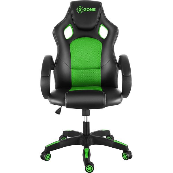 Cadeira Gamer X-Zone Basic preto e verde CGR-02 X-zone CX 1 UN