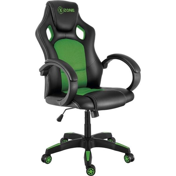 Cadeira Gamer X-Zone Basic preto e verde CGR-02 X-zone CX 1 UN