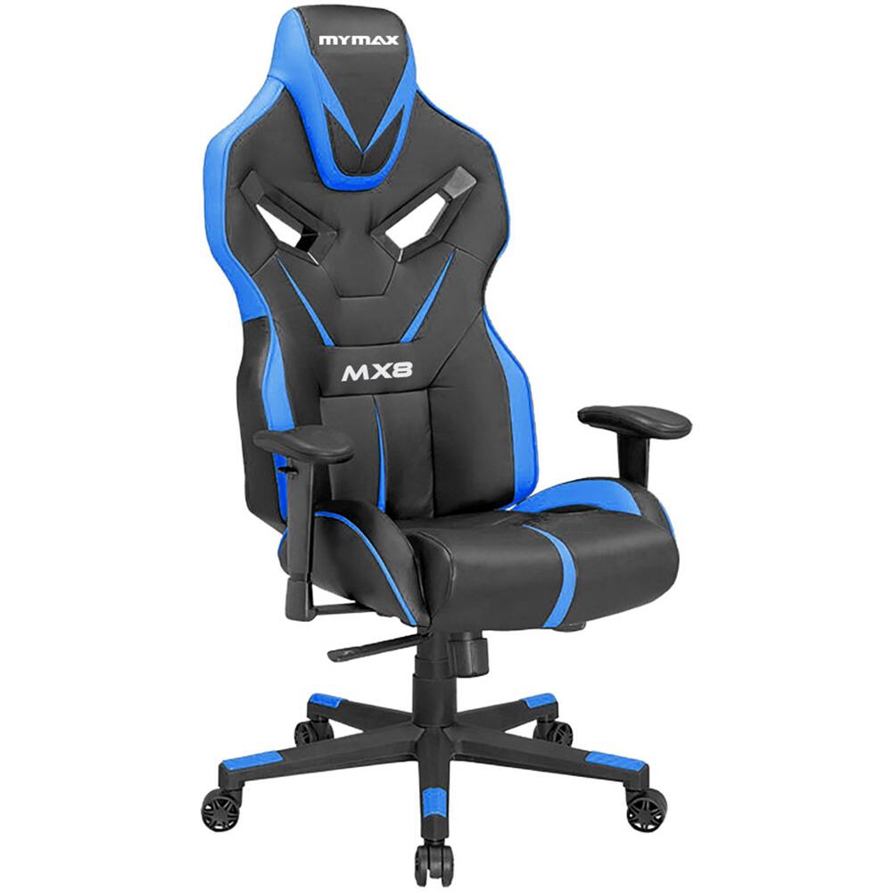 Cadeira Gamer Mx Preta E Azul Mgch Mymax Cx Un Gamers Kalunga