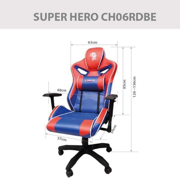 Cadeira Gamer Super Hero, CH06RDBE, ELG - CX 1 UN