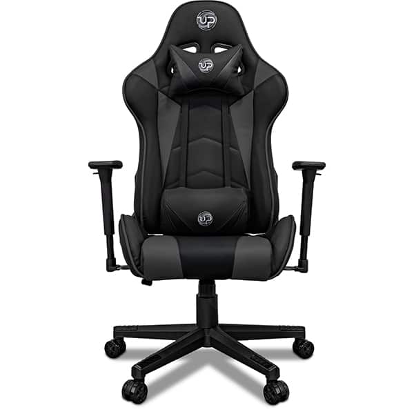 Cadeira Gamer UP X153DB com Braço 3D, Encosto Inclinável 180, Almofadas de Pescoço e lombar e Assento Ajustável - Preta - CX 1 UN
