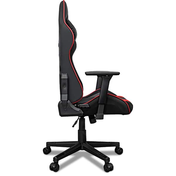Cadeira Gamer UP X153DB com Braço 3D, Encosto Inclinável 180, Almofadas de Pescoço e lombar e Assento Ajustável - Preta e Vermelha - CX 1 UN