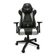 Cadeira Gamer UP X153DBW com Braço 3D, Encosto Inclinável 180, Almofadas de Pescoço e lombar e Assento Ajustável - Preta / Branca - CX 1 UN