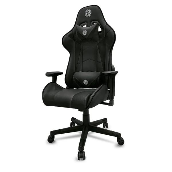 Cadeira Gamer UP X152DB com Braço 2D, Encosto Inclinável 180, Almofadas de Pescoço e lombar e Assento Ajustável - Preta - CX 1 UN