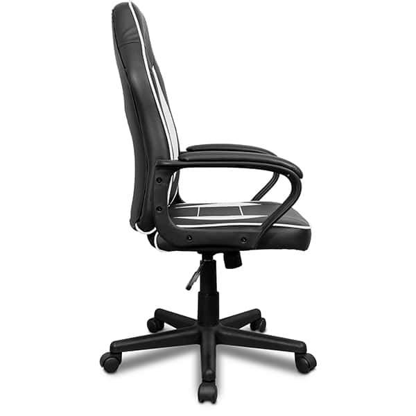 Cadeira Gamer UP X13FBW, Ajuste de Altura, Encosto confortável, Preto e Branco, XL-3319, Up - CX 1 UN