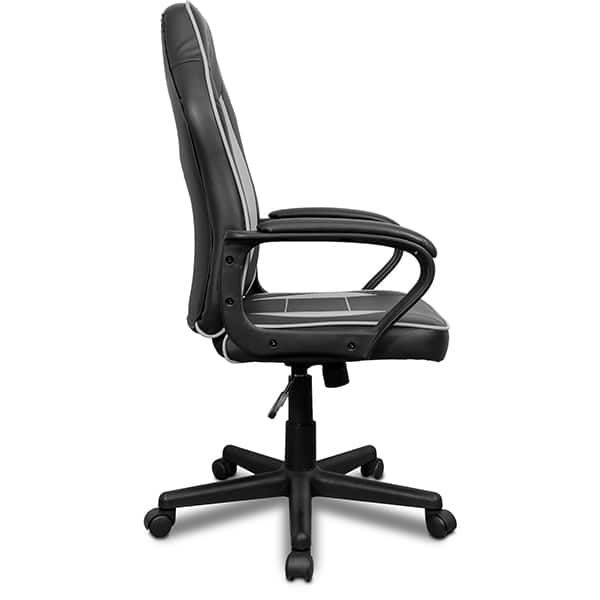 Cadeira Gamer UP X13FBG, Ajuste de Altura, Encosto confortável, Preto e Cinza, XL-3319, Up - CX 1 UN