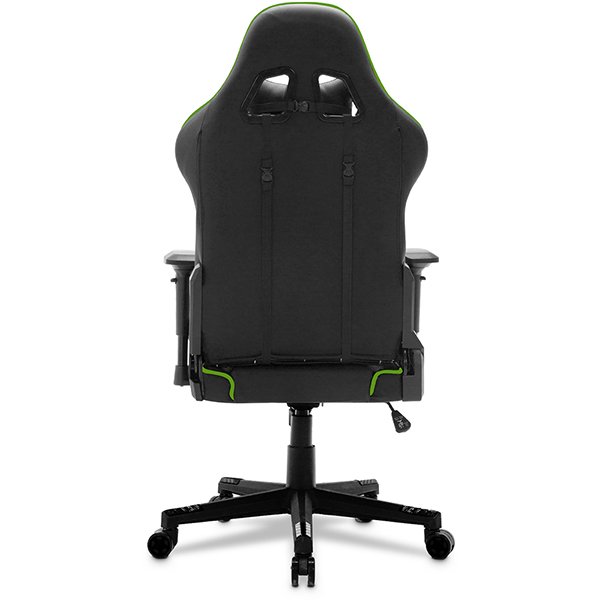 Cadeira Gamer UP X153DBG, Braço 3D, Encosto Inclinável 180º, Almofadas de Pescoço e lombar e Assento Ajustável, Preta e Verde, UP - CX 1 UN