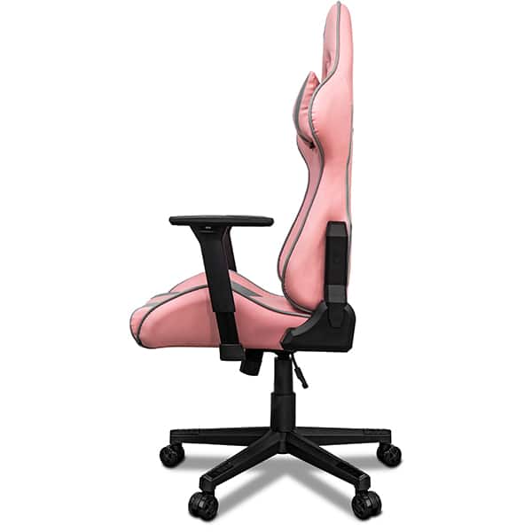 Cadeira Gamer UP X153DP com Braço 3D, Encosto Inclinável 180º, Almofadas de Pescoço e lombar e Assento Ajustável, Rosa, UP - CX 1 UN