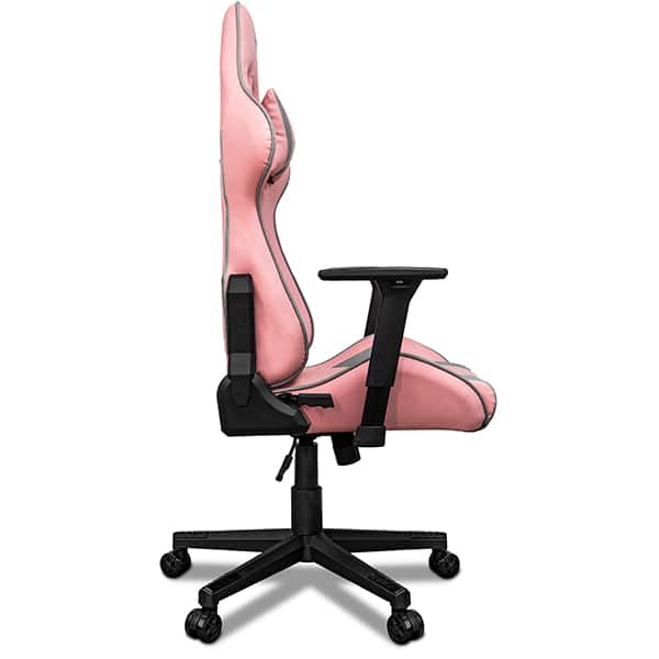 Cadeira Gamer UP X153DP com Braço 3D, Encosto Inclinável 180º, Almofadas de Pescoço e lombar e Assento Ajustável, Rosa, UP - CX 1 UN