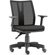 Cadeira giratória Addit Diretor c/ encosto em tela Frisokar SA CX 1 UN