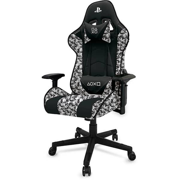 Cadeira Gamer Playstation, com encosto inclinável e ajuste de altura, Camuflada, PA4D, XL-1315-4D, Playstation - CX 1 UN