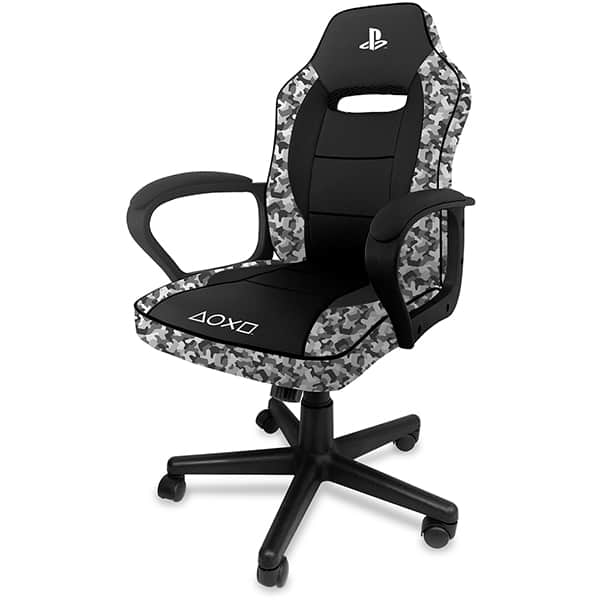 Cadeira Gamer Playstation, com encosto inclinável e ajuste de altura, Camuflada, PCF, XL-3319, Playstation - CX 1 UN