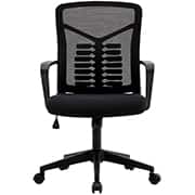 Cadeira giratória office Leap Plus, Com Ajuste de Altura, Preta, OCH05, Elg - CX 1 UN Cadeira giratória office Leap Plus, Com Ajuste de Altura, Preta, OCH05, Elg - CX 1 UN