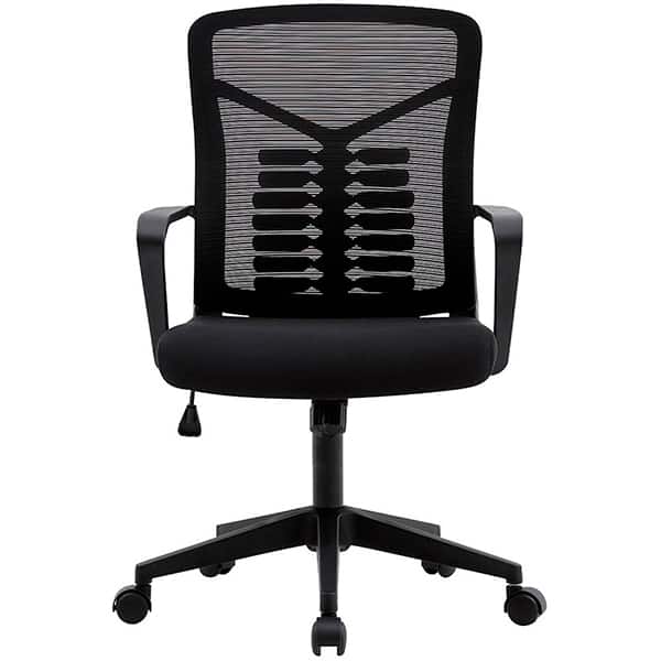 Cadeira giratória office Leap Plus, Com Ajuste de Altura, Preta, OCH05, Elg - CX 1 UN