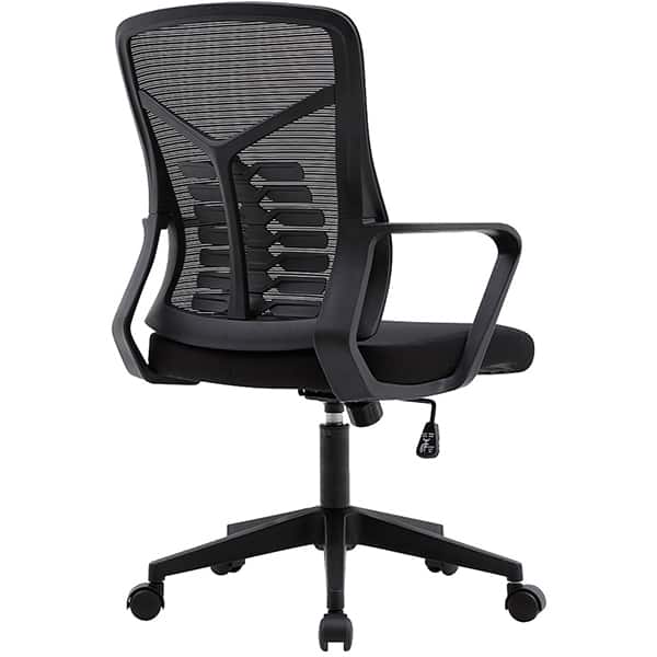 Cadeira giratória office Leap Plus, Com Ajuste de Altura, Preta, OCH05, Elg - CX 1 UN