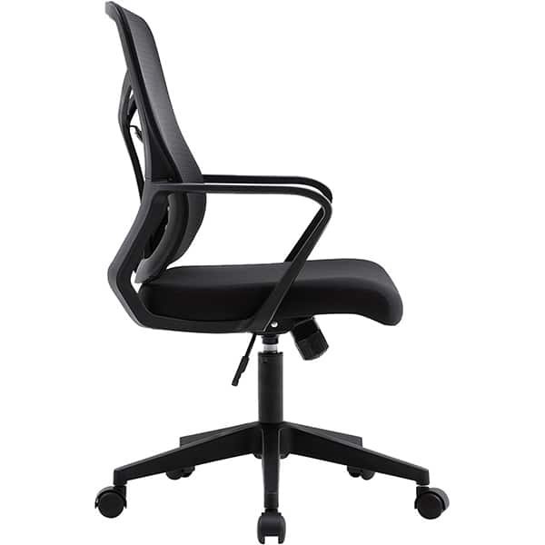 Cadeira giratória office Leap Plus, Com Ajuste de Altura, Preta, OCH05, Elg - CX 1 UN