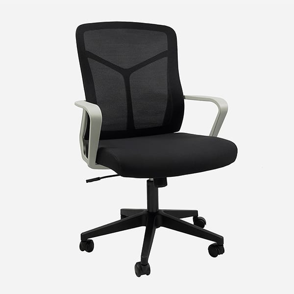 Cadeira giratória office Leap Plus, Com Ajuste de Altura, Preta, OCH06, Elg - CX 1 UN