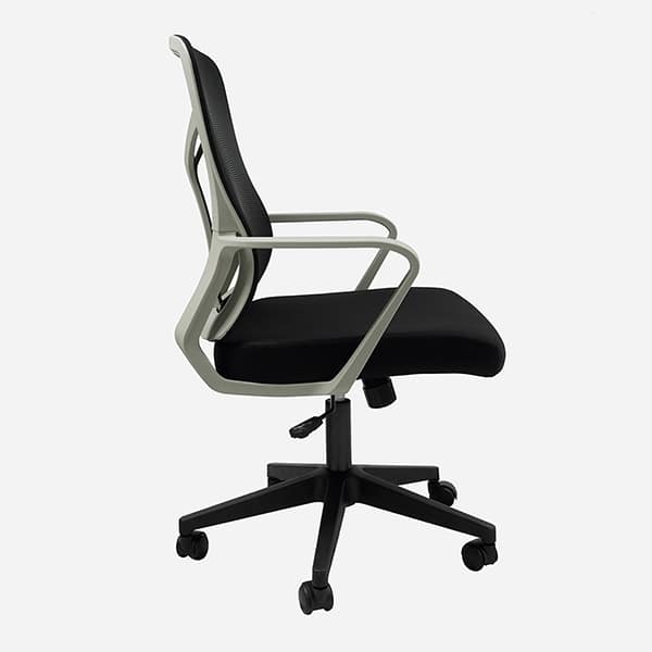 Cadeira giratória office Leap Plus, Com Ajuste de Altura, Preta, OCH06, Elg - CX 1 UN