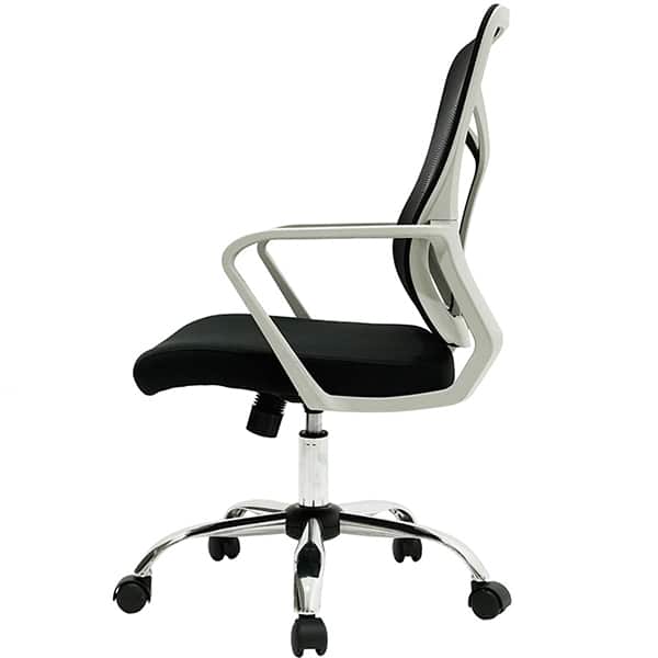 Cadeira giratória office Leap Plus, Com Ajuste de Altura, Preta, OCH06, Elg - CX 1 UN