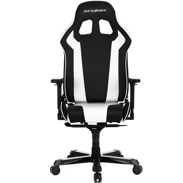 Cadeira Gamer DXRacer King, com encosto inclinável e ajuste de altura, Preto e Branca, K99-NW OHKA99NW, DXRacer - CX 1 UN
