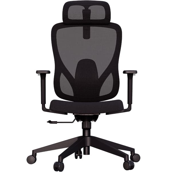 Cadeira de escritório ergonômica Elements Sarín, Giratória, Preta, 72092 - CX 1 UN Cadeira de escritório ergonômica Elements Sarín, Giratória, Preta, 72092 - CX 1 UN