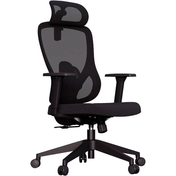 Cadeira de escritório ergonômica Elements Sarín, Giratória, Preta, 72092 - CX 1 UN Cadeira de escritório ergonômica Elements Sarín, Giratória, Preta, 72092 - CX 1 UN