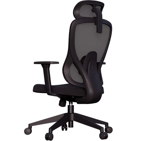 Cadeira de escritório ergonômica Elements Sarín, Giratória, Preta, 72092 - CX 1 UN Cadeira de escritório ergonômica Elements Sarín, Giratória, Preta, 72092 - CX 1 UN