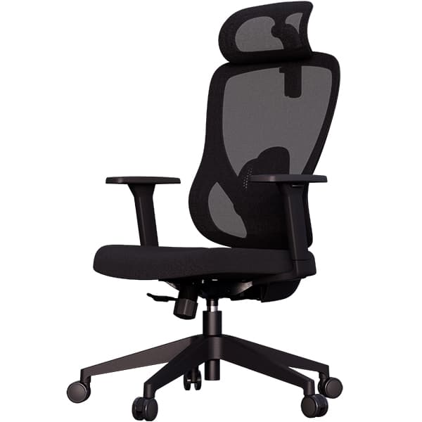 Cadeira de escritório ergonômica Elements Sarín, Giratória, Preta, 72092 - CX 1 UN Cadeira de escritório ergonômica Elements Sarín, Giratória, Preta, 72092 - CX 1 UN