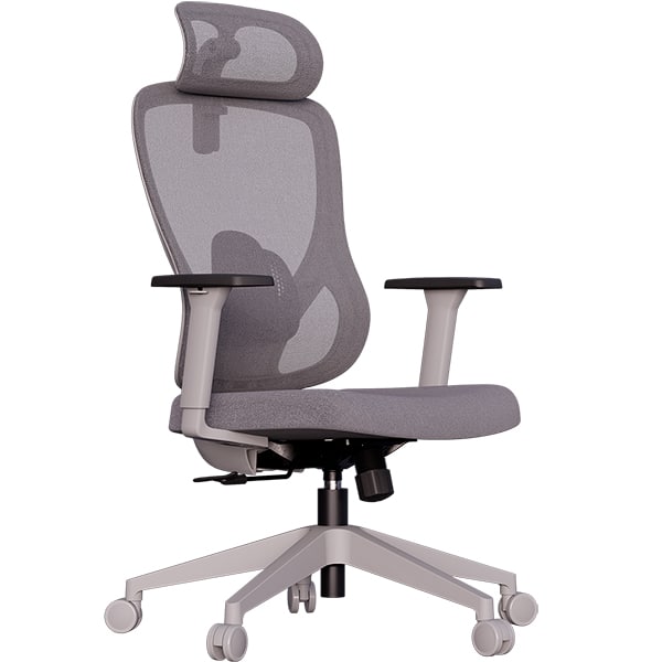 Cadeira giratória ergonômica Sarin cinza 72093 Elements A Fantasti CX 1 UN