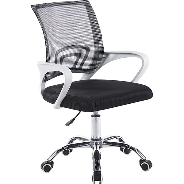 Cadeira giratória Office Arco Dual Colors, Preta e Branca, N2232356DC, Conthey - CX 1 UN