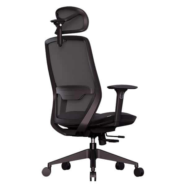 Cadeira de escritório ergonômica Serena, Giratória, Preta, Elements - CX 1 UN Cadeira de escritório ergonômica Serena, Giratória, Preta, Elements - CX 1 UN