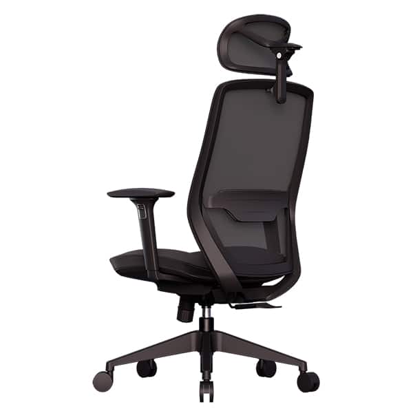 Cadeira de escritório ergonômica Serena, Giratória, Preta, Elements - CX 1 UN Cadeira de escritório ergonômica Serena, Giratória, Preta, Elements - CX 1 UN