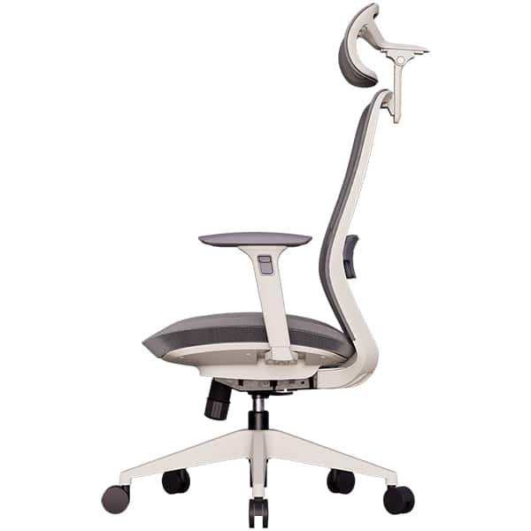 Cadeira de escritório ergonômica Serena, Giratória, Cinza, Elements - CX 1 UN