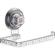 Suporte de papel higiênico transparente c/ventosa 405NT Future PT 1 UN