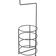 Suporte de papel higiênico de chão, Preto, 1406BL, Stolf - CX 1 UN