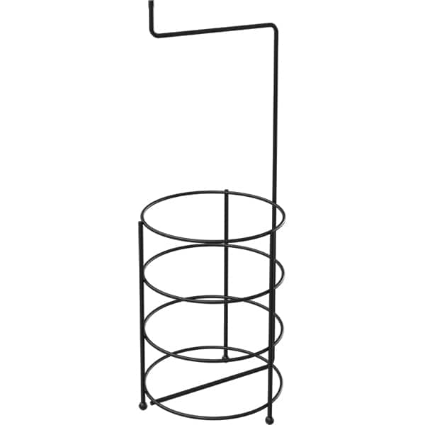 Suporte de papel higiênico de chão preto 1406BL Stolf CX 1 UN